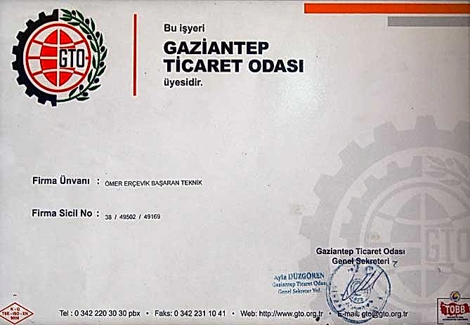 Yetkili servis belgesi