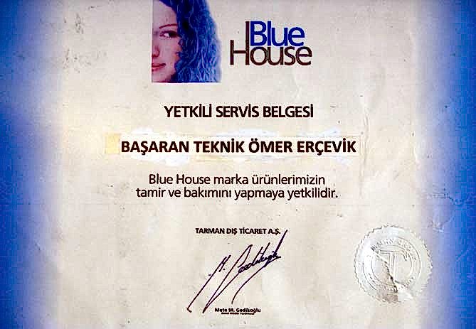 Yetkili servis belgesi